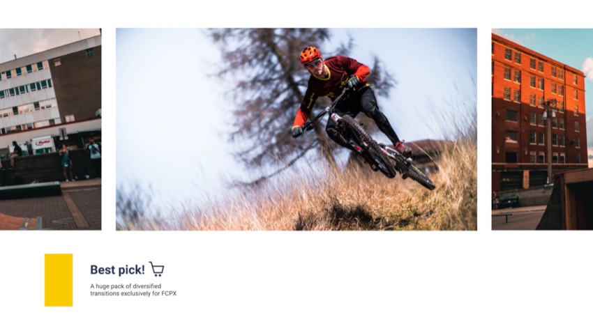 Selection of Diverse Transitions for Final Cut Pro