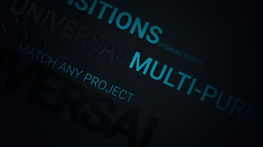 Selection of Diverse Transitions for Final Cut Pro