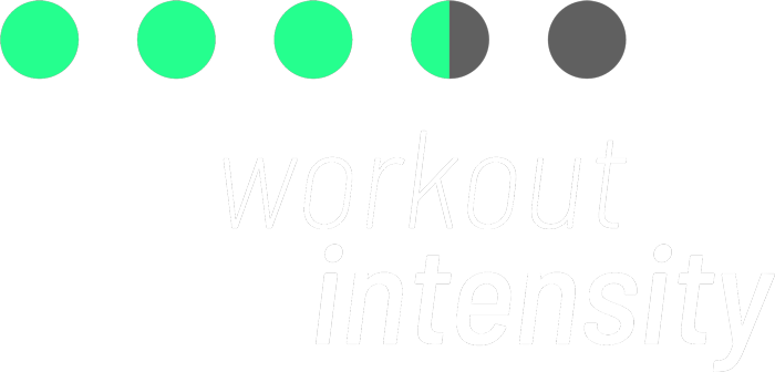 mFitness workourt intensity infographics